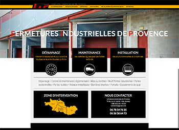 création site web de Fermeture Industrielles de Provence
